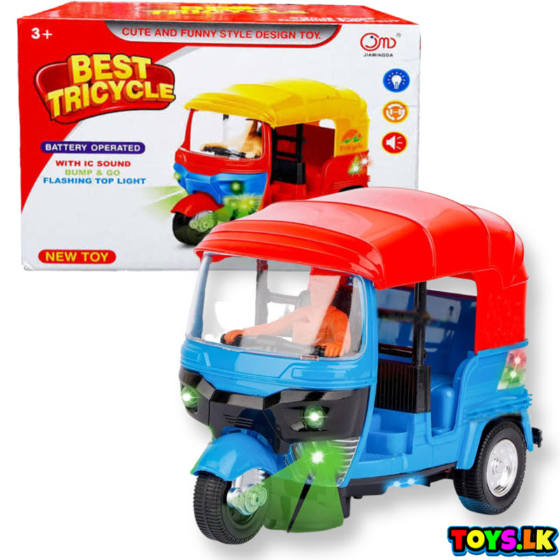 Threewheel Auto Music Light Toy