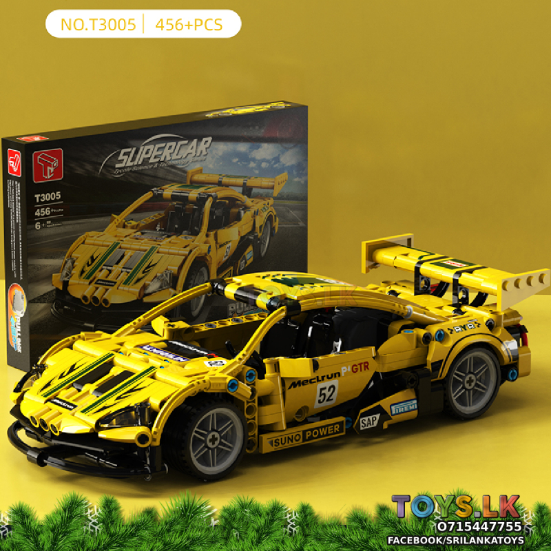 High-Tech Inertialback Sport Racing Car Lego Bricks