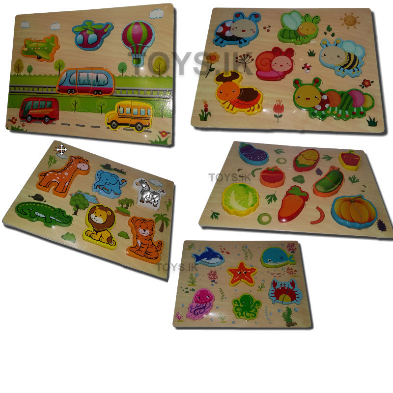 Wooden Puzzle Learning Educational Board