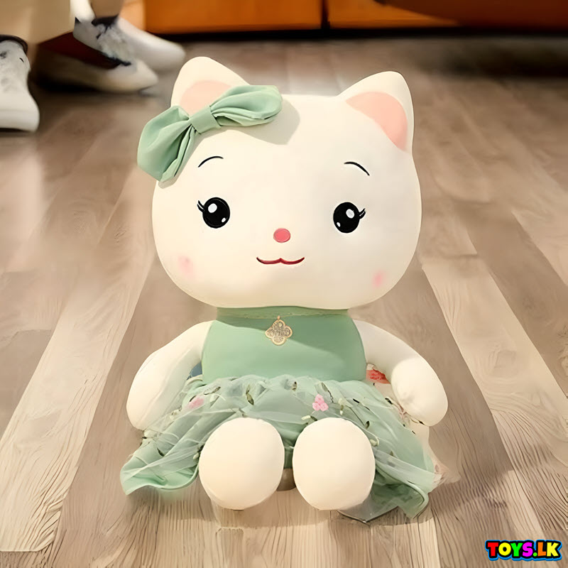 Cat Doll In Skirt Soft Toy