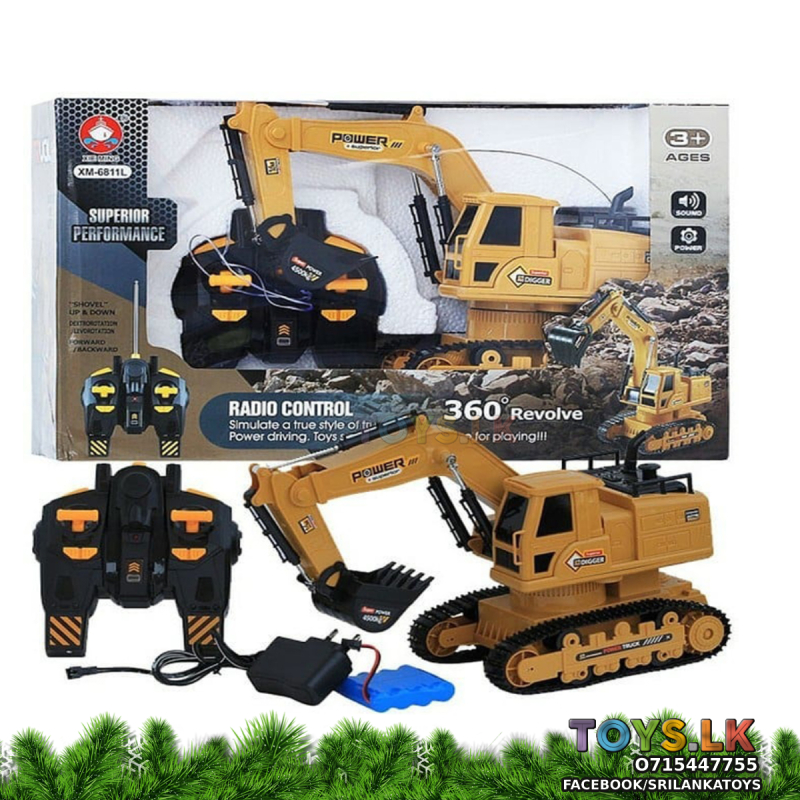  Rc Excavator Toy 360 Revolve