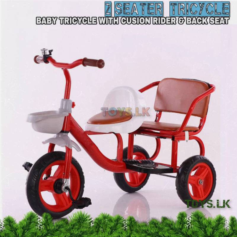  baby tricycle for kids 2 seater