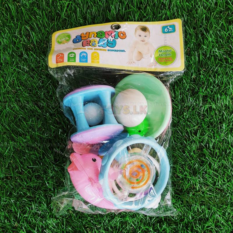 dynamic  baby rattle set play
