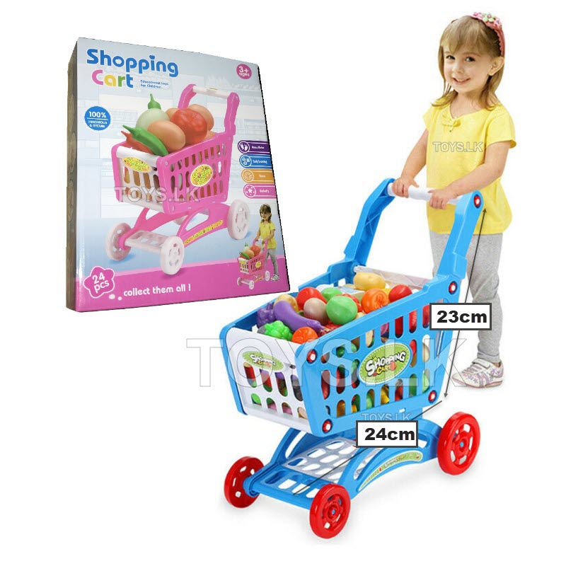 Kids Shopping Cart Set