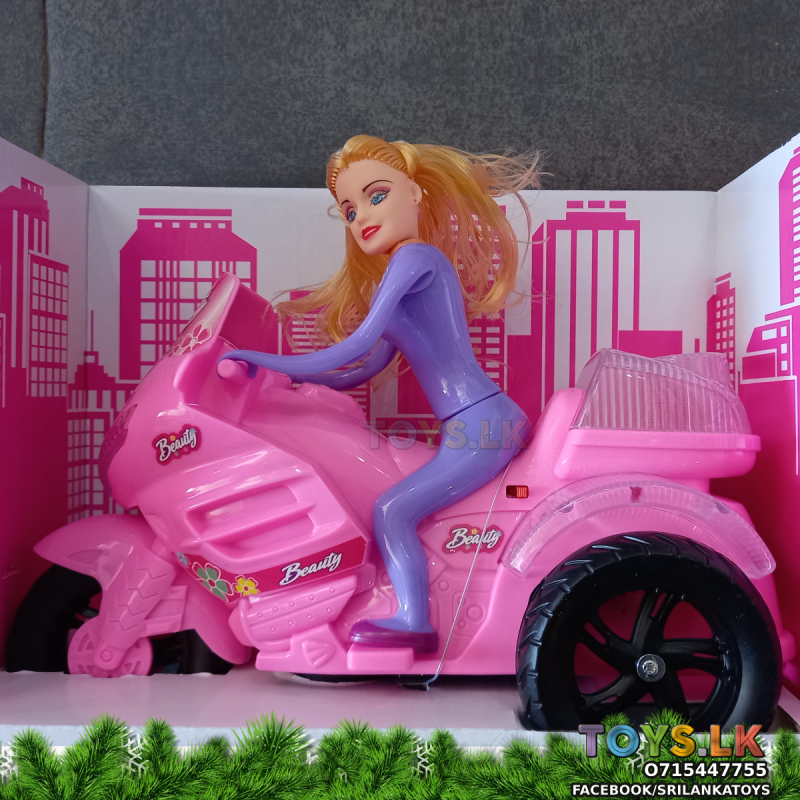 Beauty Princess Doll With Bike 