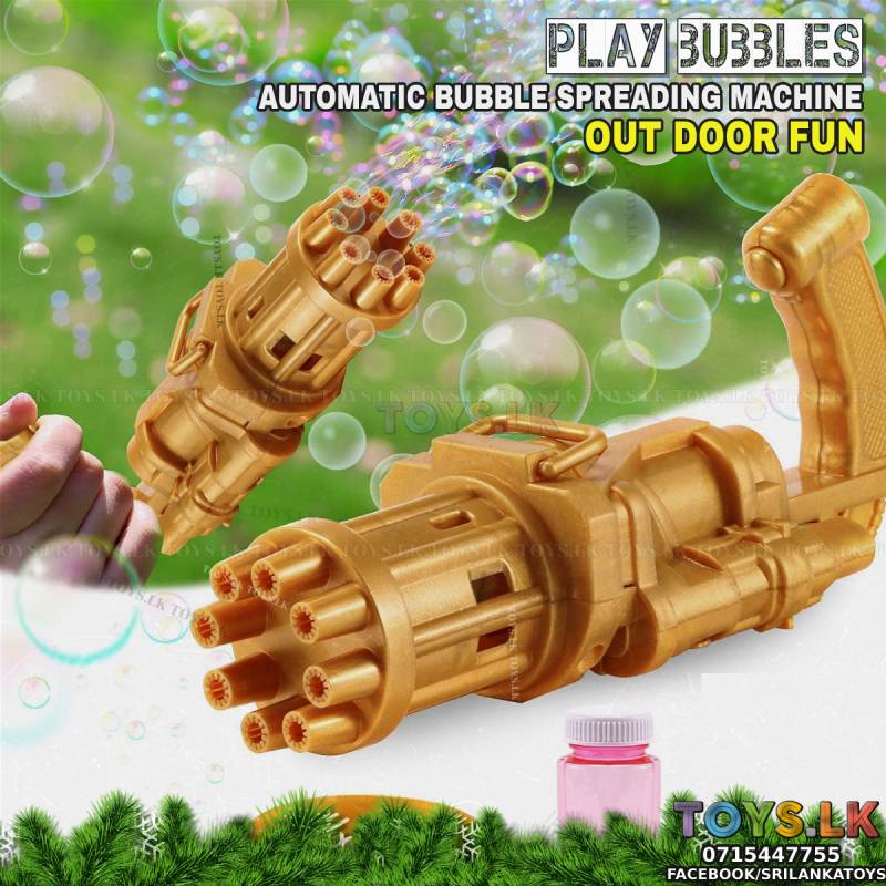 Bubble Machine Automatic Bubble Gun for Kids