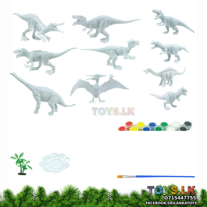 Dinosaur World Painting Set