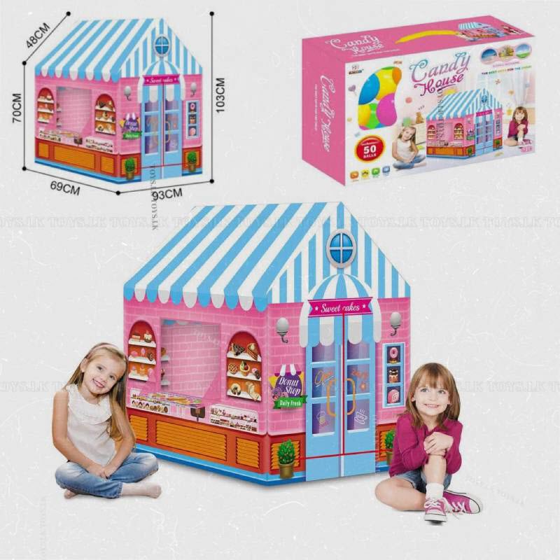 Candy House Play home with 50 balls