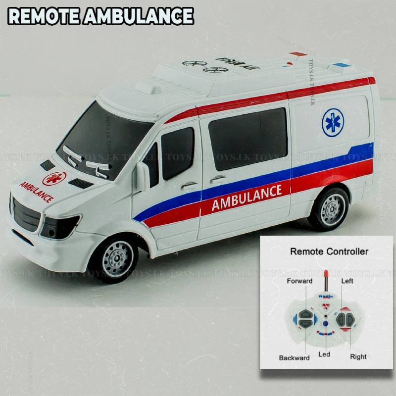 Remote control city ambulance car