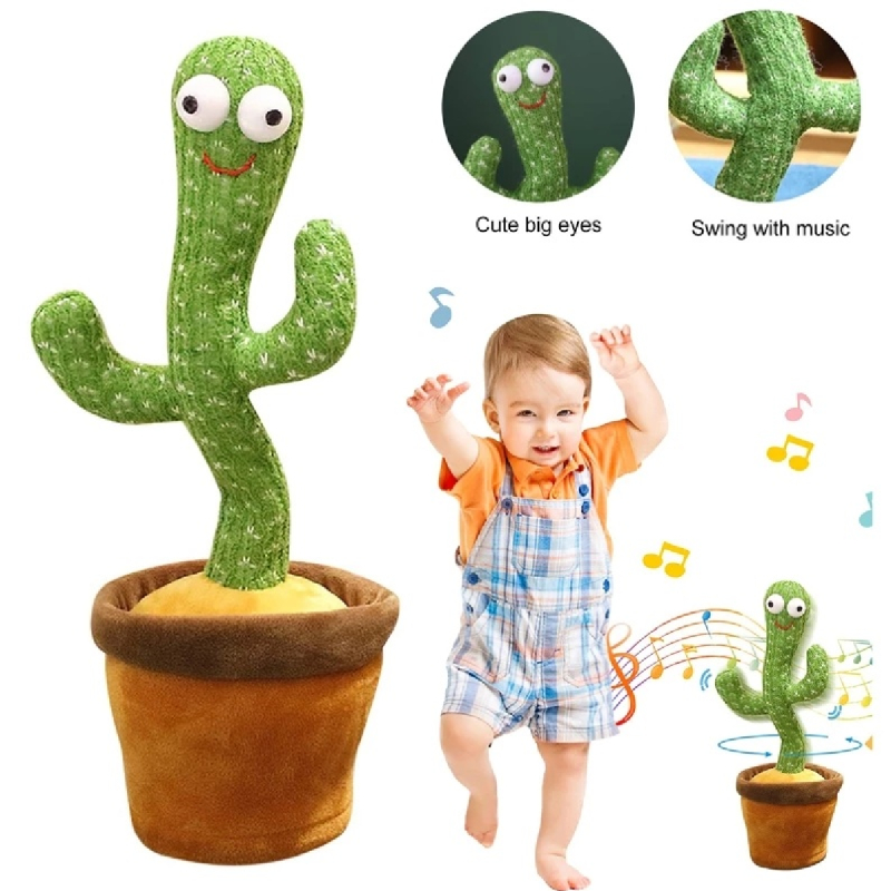 Funny Cactus plant talking dancing toy
