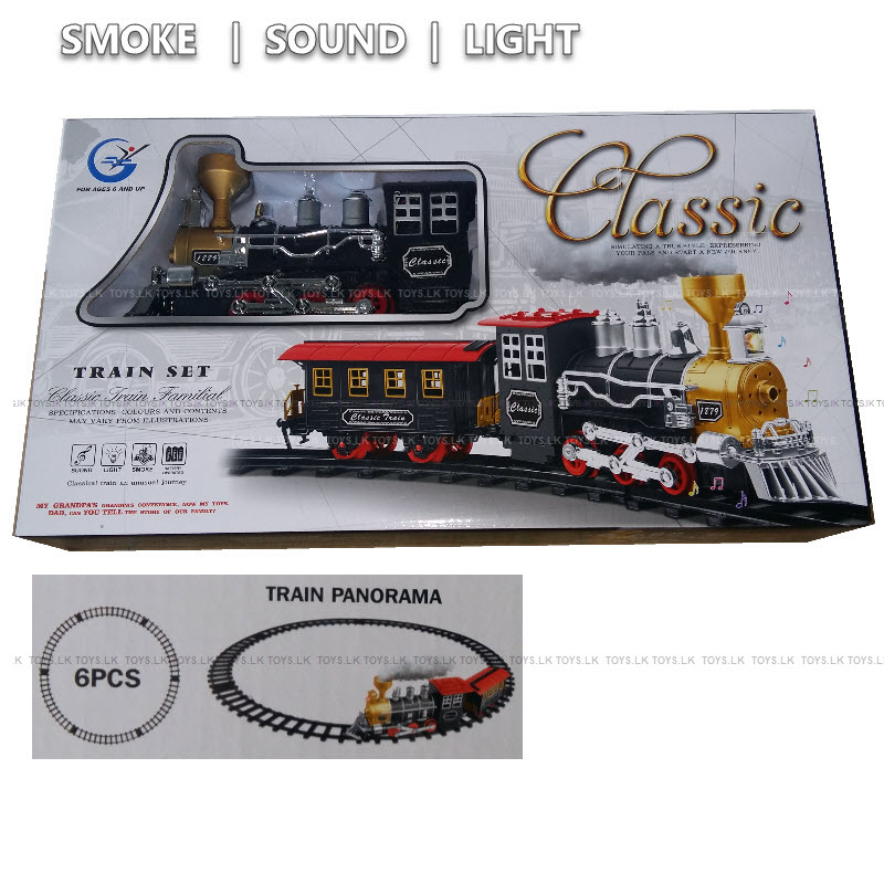 Classic Train with Smoke Lights and Sounds