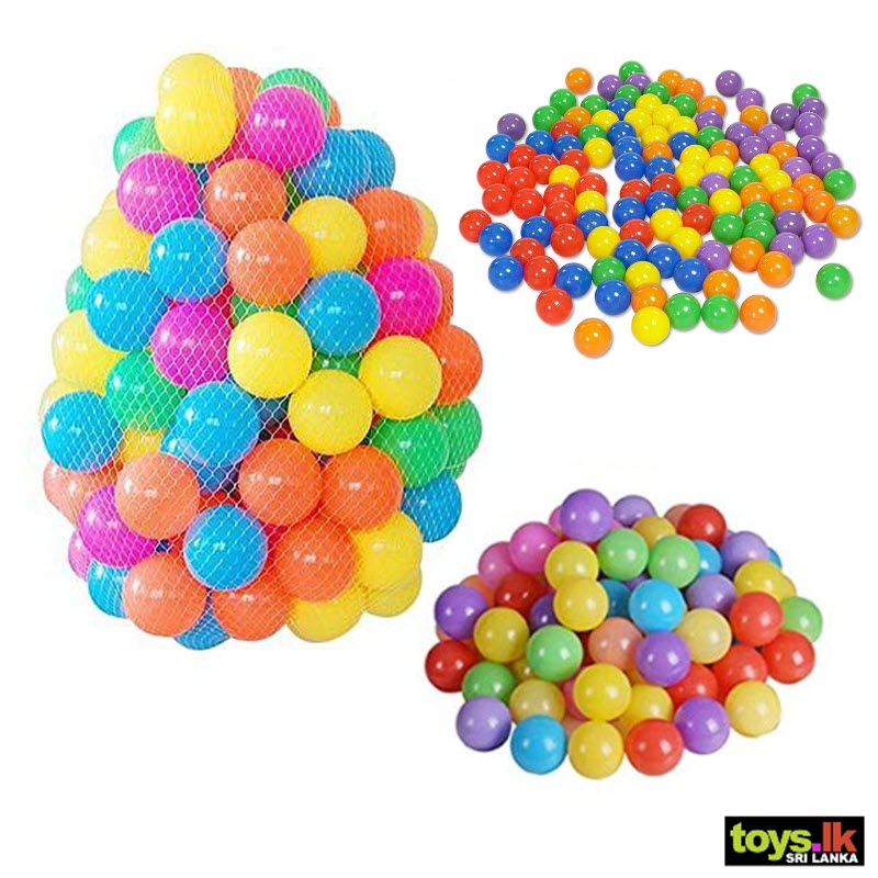 Colored Plastic Balls Pack