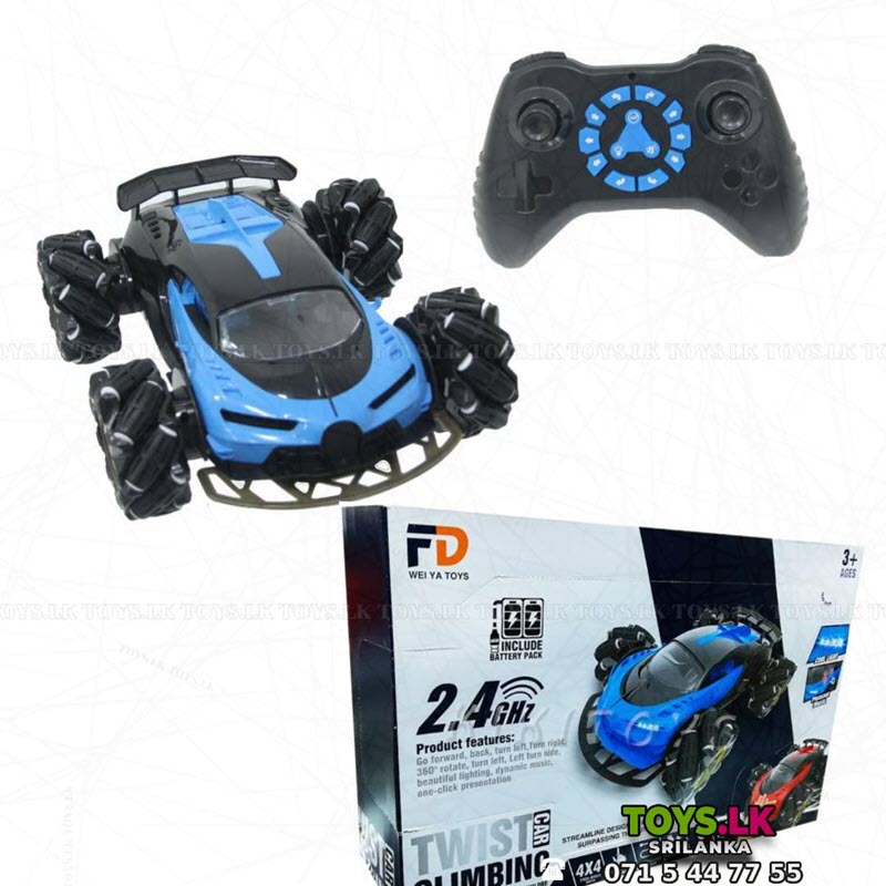 Twist Car Climbing Remote Control Rechargable 4x4