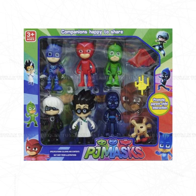 PJ Mask Superhero Action Figures and Villain Set