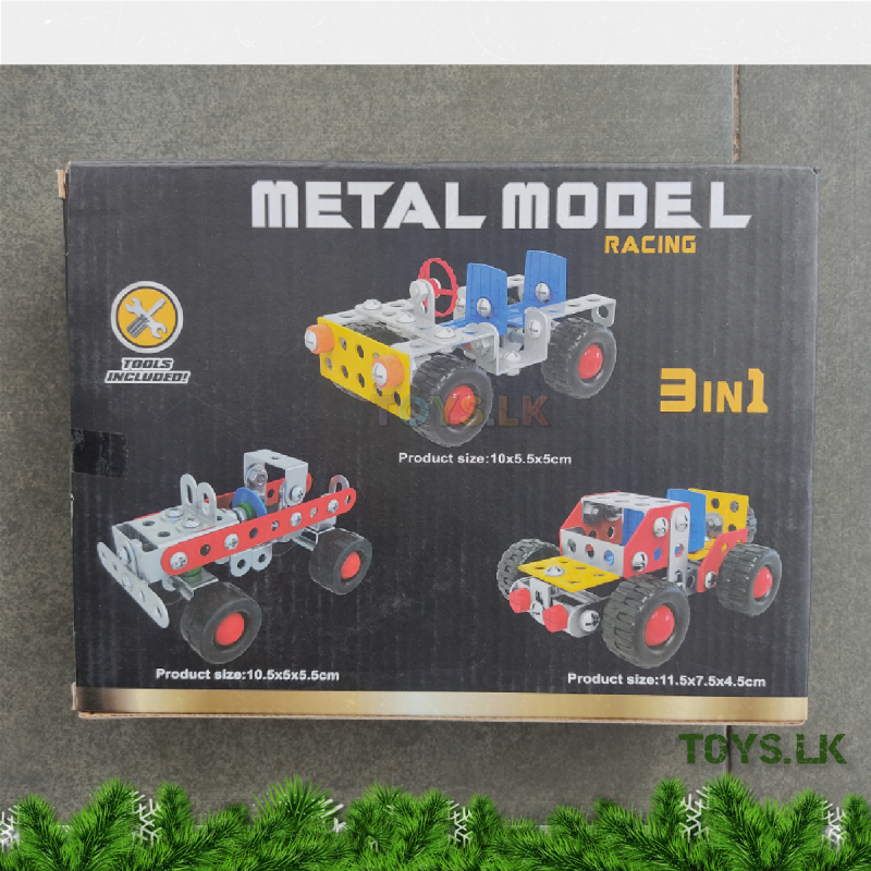 Metal Model Racing Car - Lego Type
