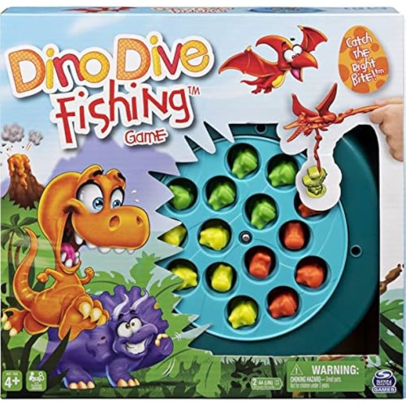 Dino drive fishing game
