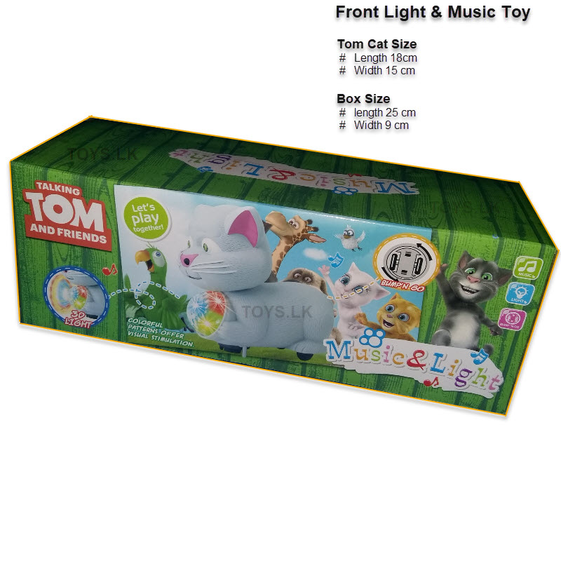 3d Light Moving Tom Cat with Music
