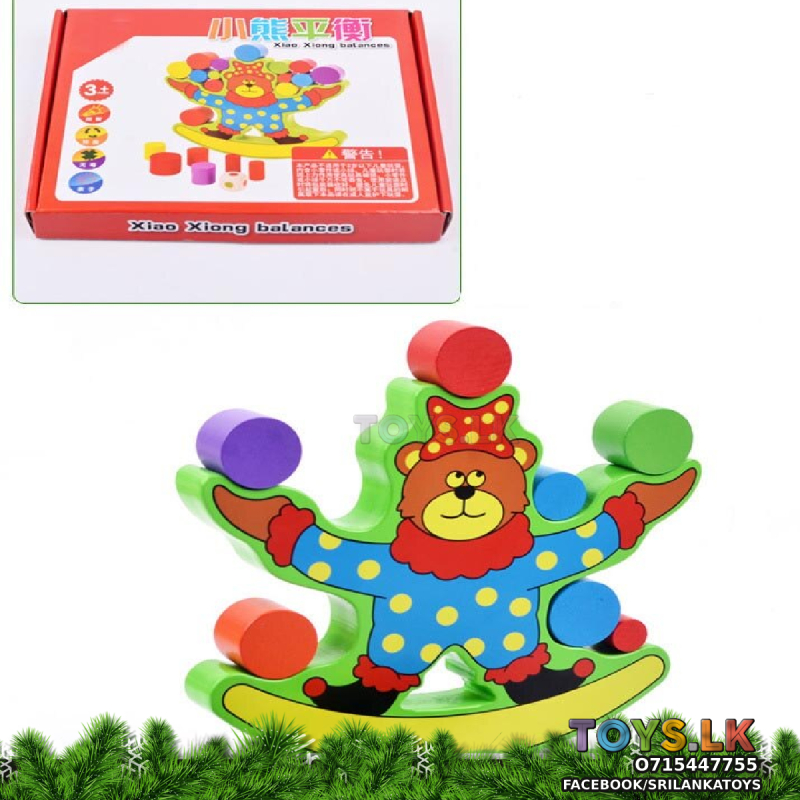 Woodern Inteligent Balance Bear Toy
