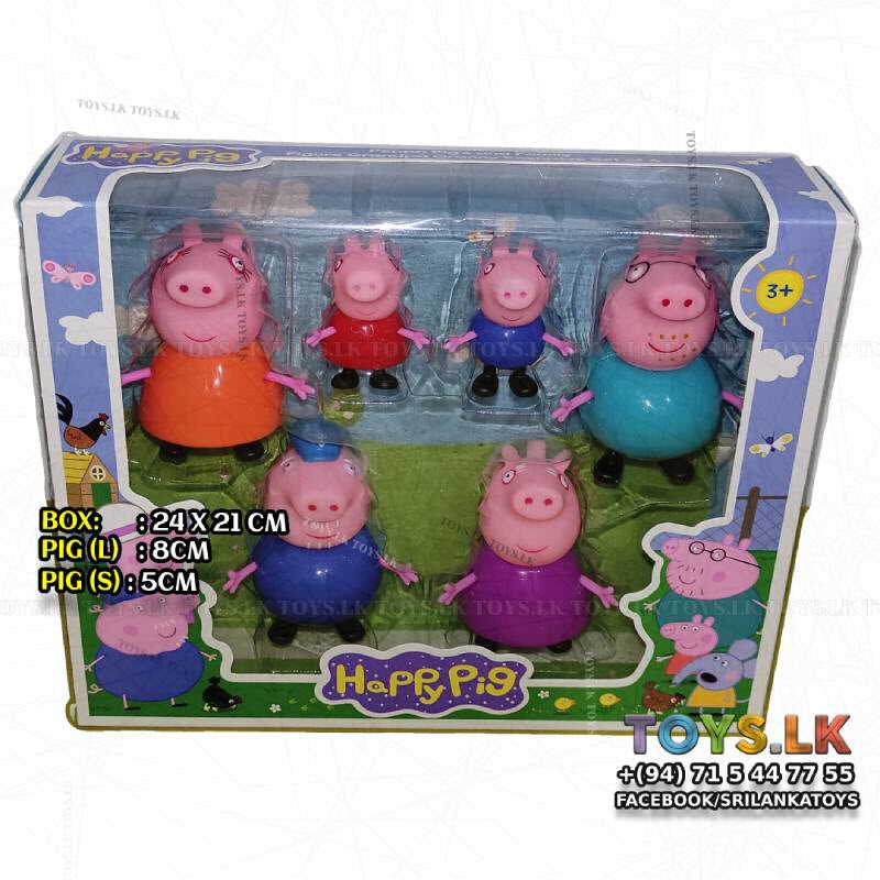 Peppa Pig Collection 6 pigs