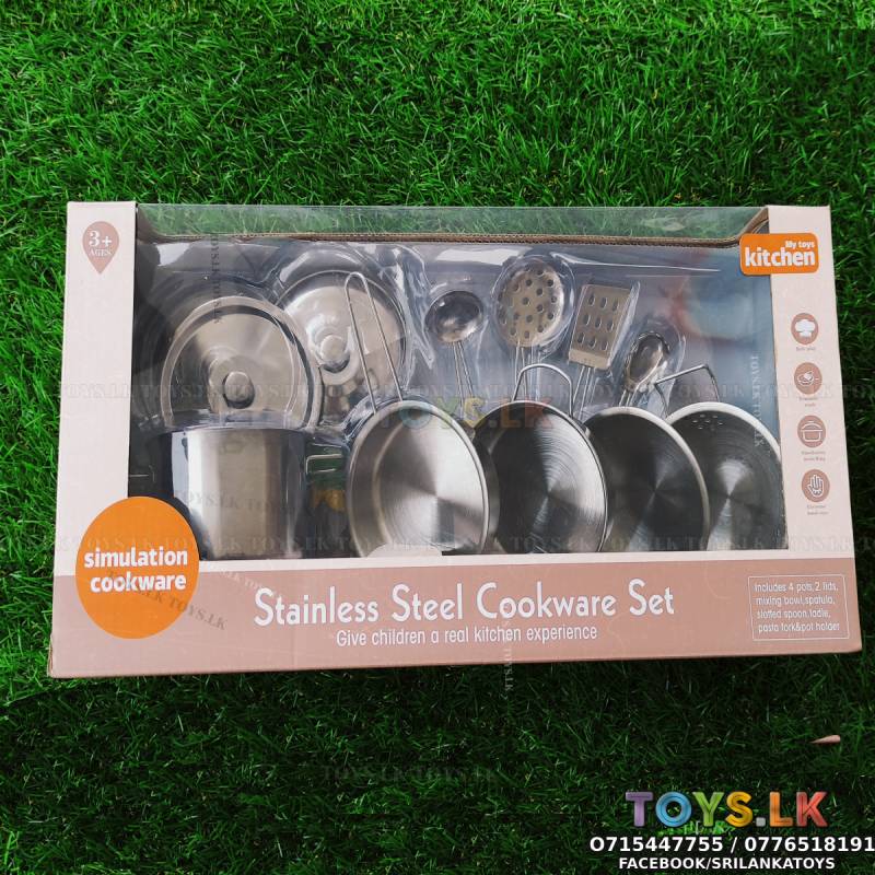 Stainless Steel Cookware set large