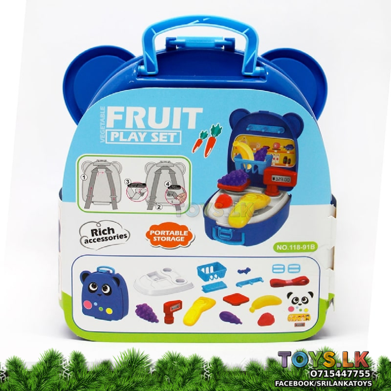Fruit play set with accessories