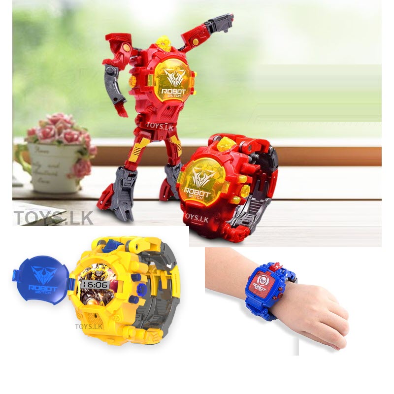 Robot or Watch Electronic Wristwatch Transformation Robot