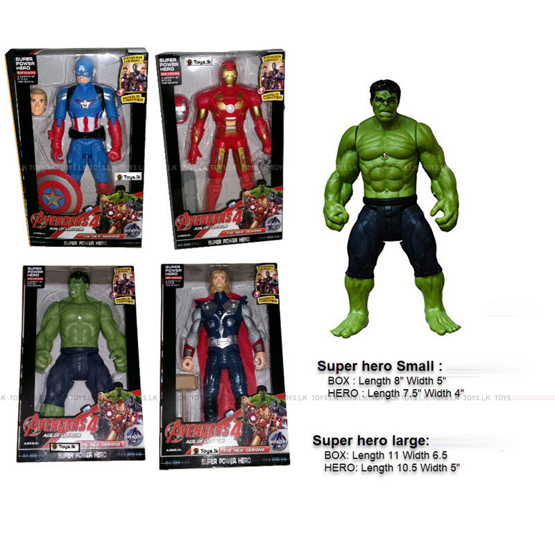 TOY00177 - Super Hero Avengers - Thor Hulk Ionman captain America
