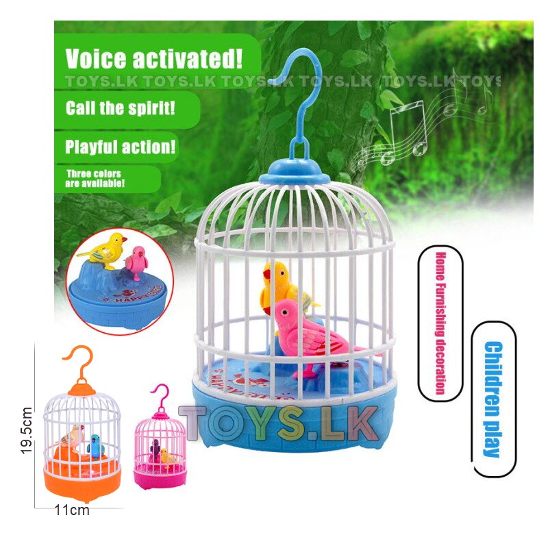 Mini Bird cage with Voice Control Birds