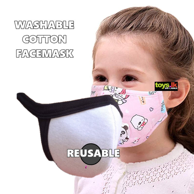 Kids Facemask Cotton Reusable