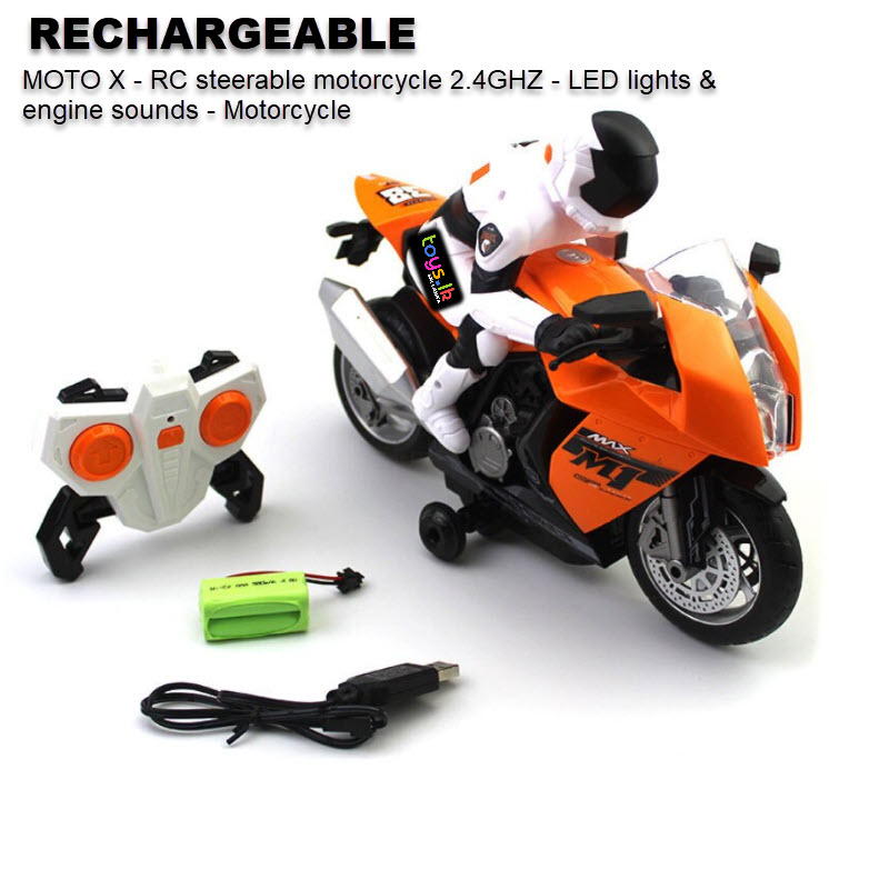 Rechargeable Remote Controlled Bike