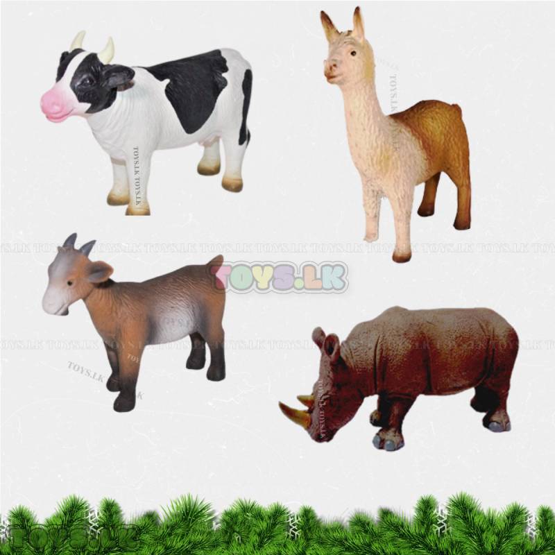 Natural Rubber Animals Toys 