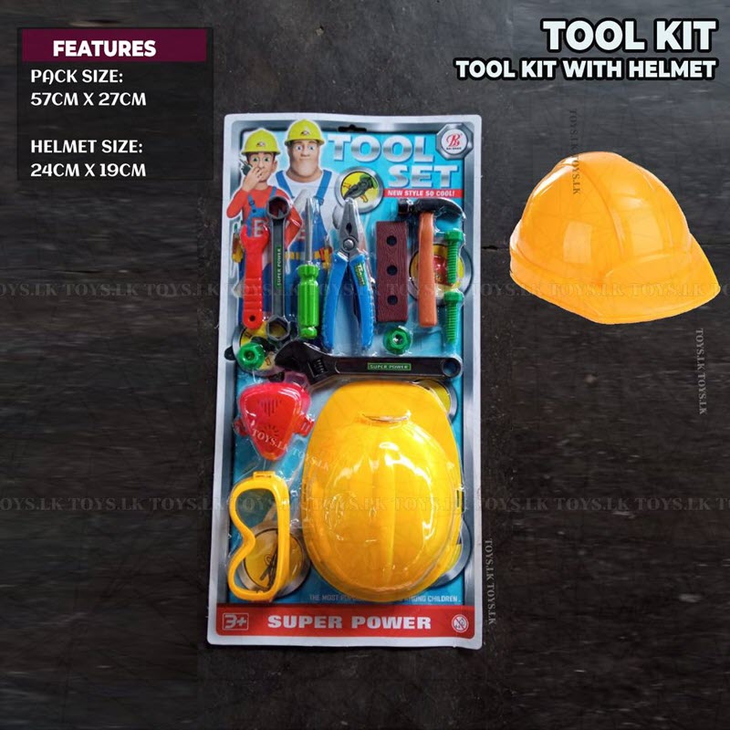 ToolSet with Helmet Construction Kit