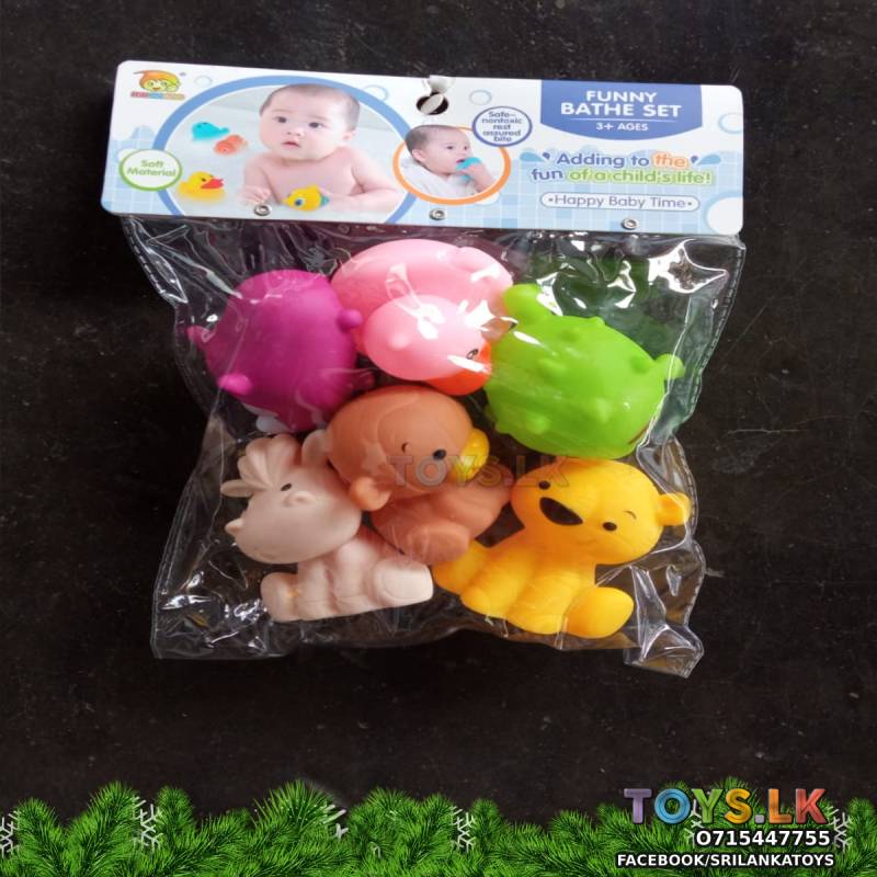 Bath Animal Pack rubber Toys